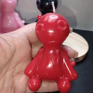 Handcrafted Red Poppet Candle. Can Be Used For Love Or Self-love Spell Workings